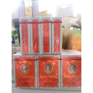 Lốc 12 chai Dầu Gió Đỏ Siang Pure Oil Thái Lan 3cc