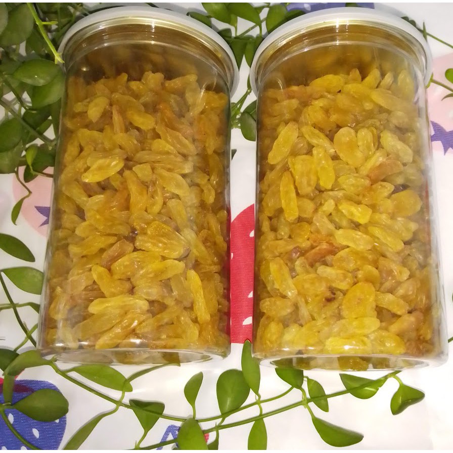 COMBO 2 HỦ 500GR NHO VÀNG IRAN SẤY KHÔ DẺO TỰ NHIÊN, KHÔNG TẨM ĐƯỜNG |  Shopee Việt Nam