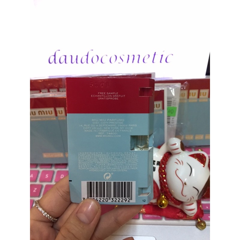 [ vial ] Nước hoa Miu Miu Eau De Parfum EDP 1.2ml | BigBuy360 - bigbuy360.vn