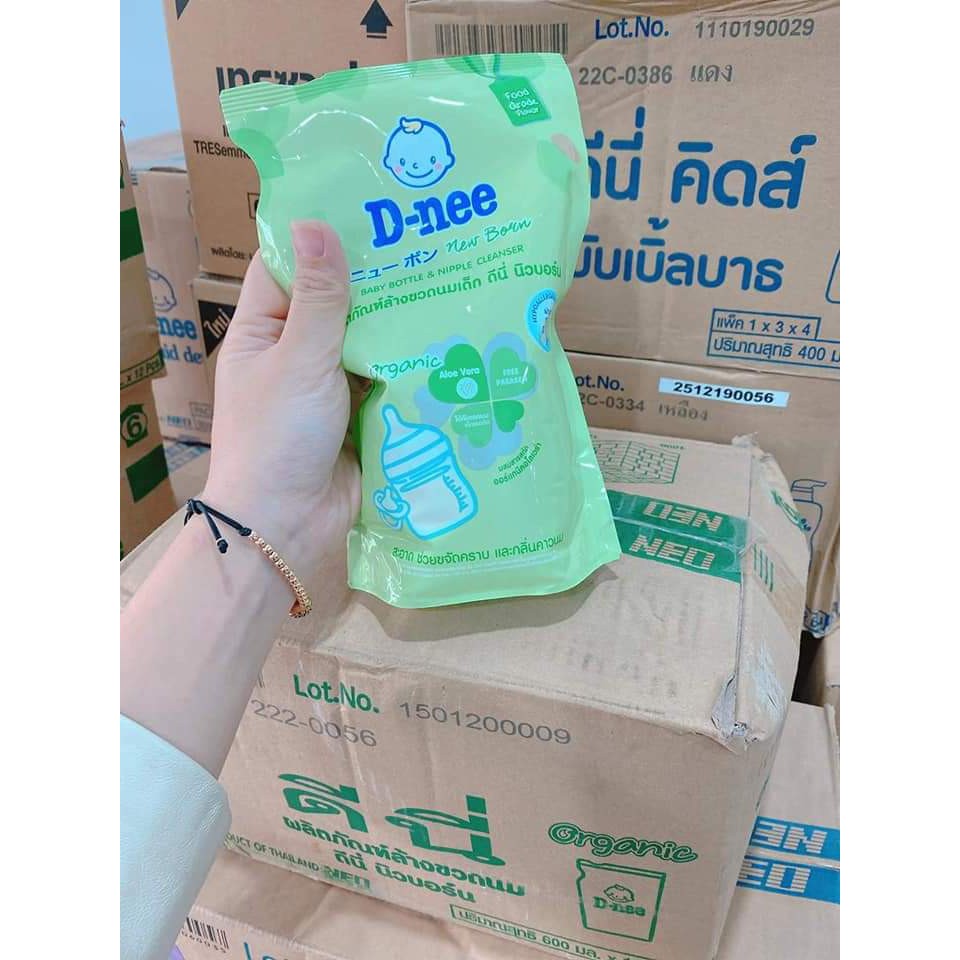 Nước rửa bình sữa🌸SỈ NGUYÊN THÙNG🌸Dnee túi 600ml, Dnee chai 620ml