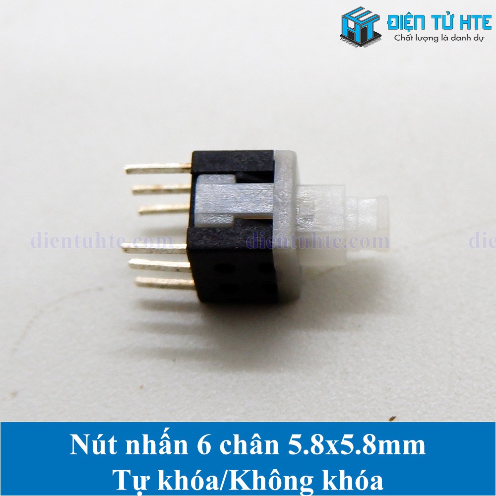 Nút nhấn 6 chân các loại 5.8mm/7mm/8mm/8.5mm