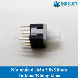 Combo 5 Nút nhấn 6 chân các loại 5.8mm/7mm/8mm/8.5mm