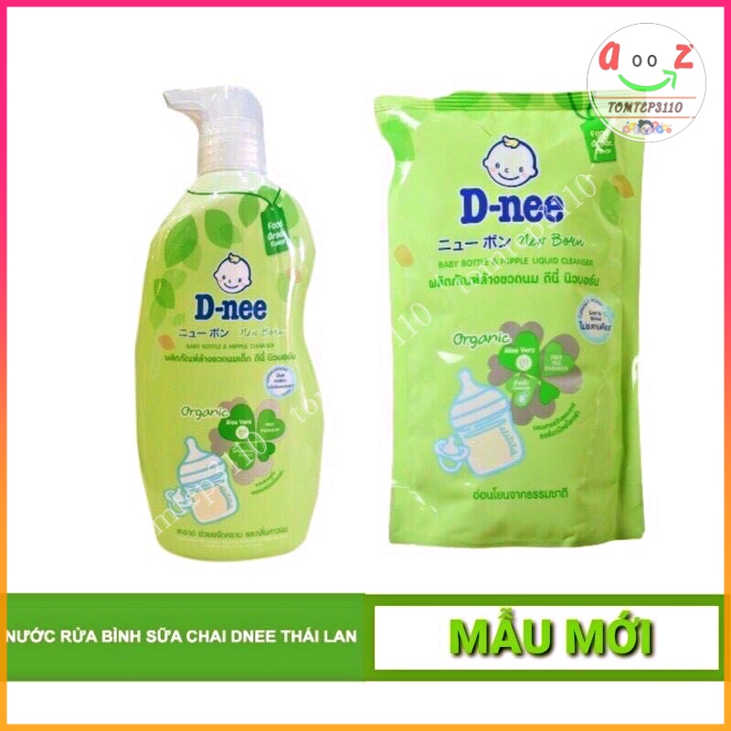 Nước Rửa Bình Sữa Dnee ORGANIC 600ml/620ml-Date Mới Nhất