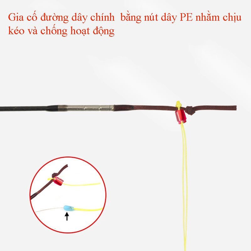 Dù PE gia cố  đầu cần câu đài cao cấp , gia cố cực kỳ chắc chắn