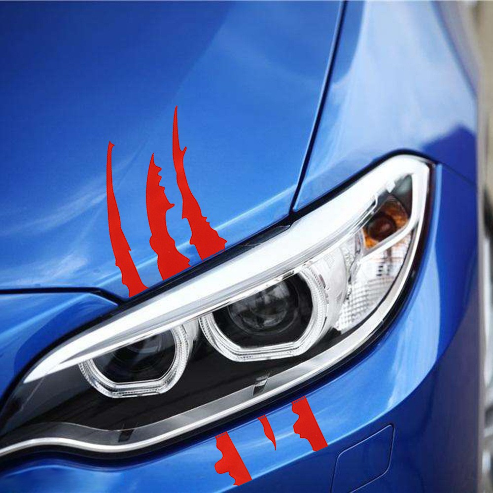 Tem dán, Decal hình Vết Xước lạ mắt