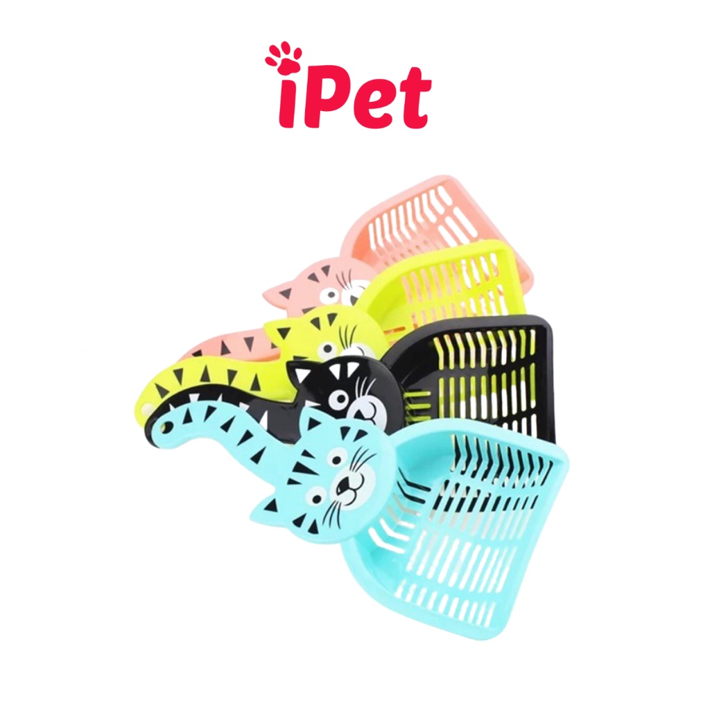 Xẻng Xúc Cát Hình Mặt Mèo Cho Thú Cưng - iPet Shop