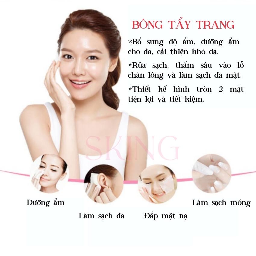 Bông tẩy trang Ipek cotton pads 130 miếng
