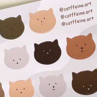 set sticker mèo cảm xúc