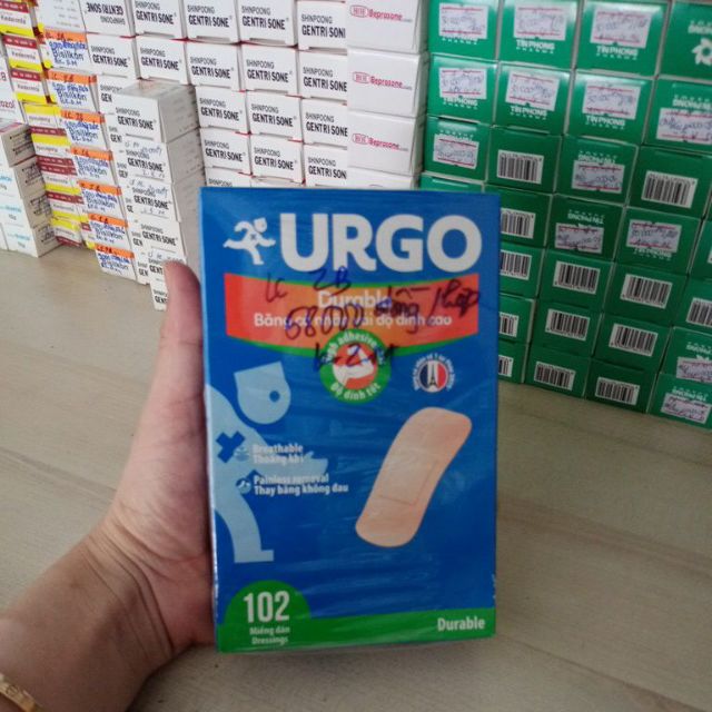 Băng cá nhân urgo gửi hộp 100_102 miếng