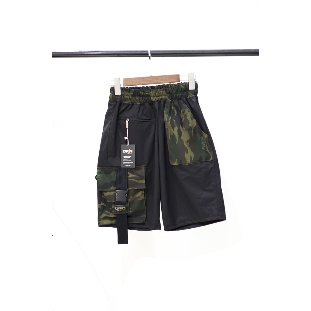 Quần short Đen-camo (Design and Handmade By Drimwe)