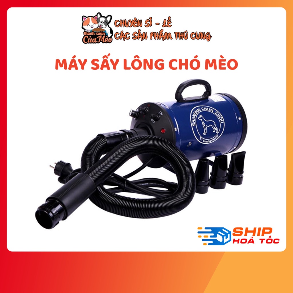 Máy Sấy Lông Thú Cưng ChunZhou  - BẢO HÀNH CHÍNH HÃNG 6 THÁNG