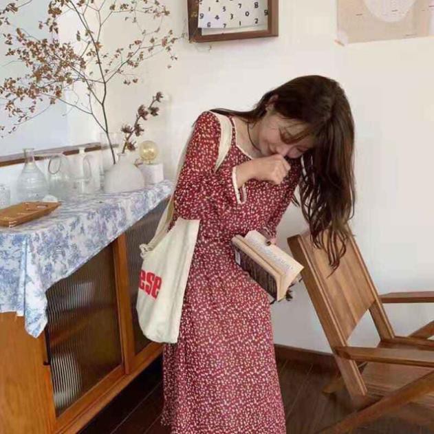 Váy [Liamstores] Lunia Dài Tay Cổ Ren Nhiều Màu Vintage Dáng Xòe Đi Tiệc | BigBuy360 - bigbuy360.vn