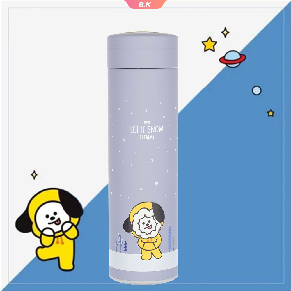 THERMOS THERMOS Bình Nước Giữ Nhiệt In Hình Bts Bt21 Dễ Thương Tiện Dụng (Ku2)