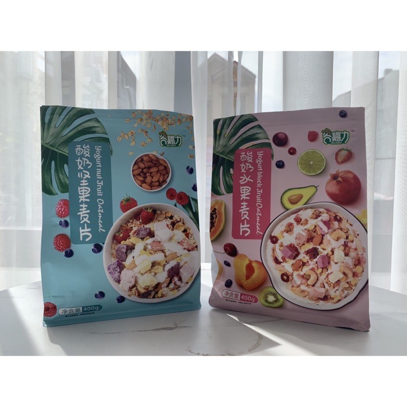 Ngũ cốc yến mạch sữa chua hoa quả cao cấp gói 400g