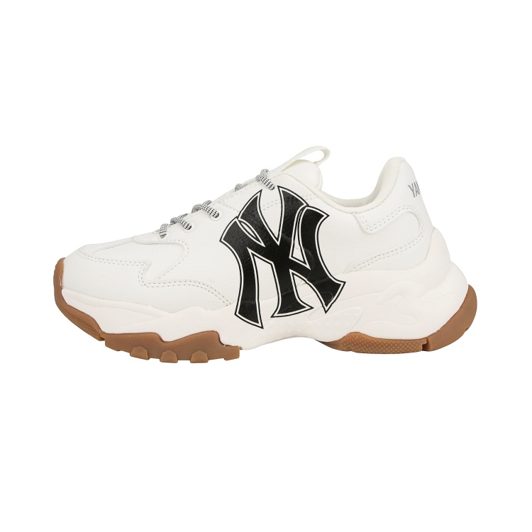 [CHÍNH HÃNG] Giày thể thao Sneaker MLB Bigball Chunky New York Đế Gum logo NY Đen