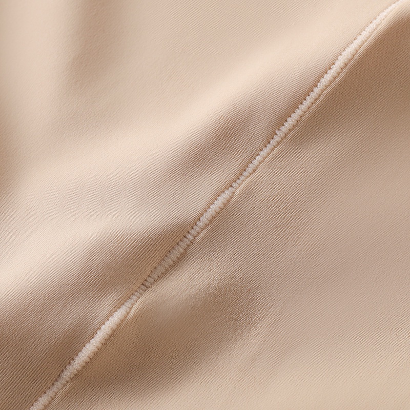 Quần Lót Lụa Lưng Cao Định Hình Eo Không Đường May Giữ Ấm Thoáng Khí Cho Nữ