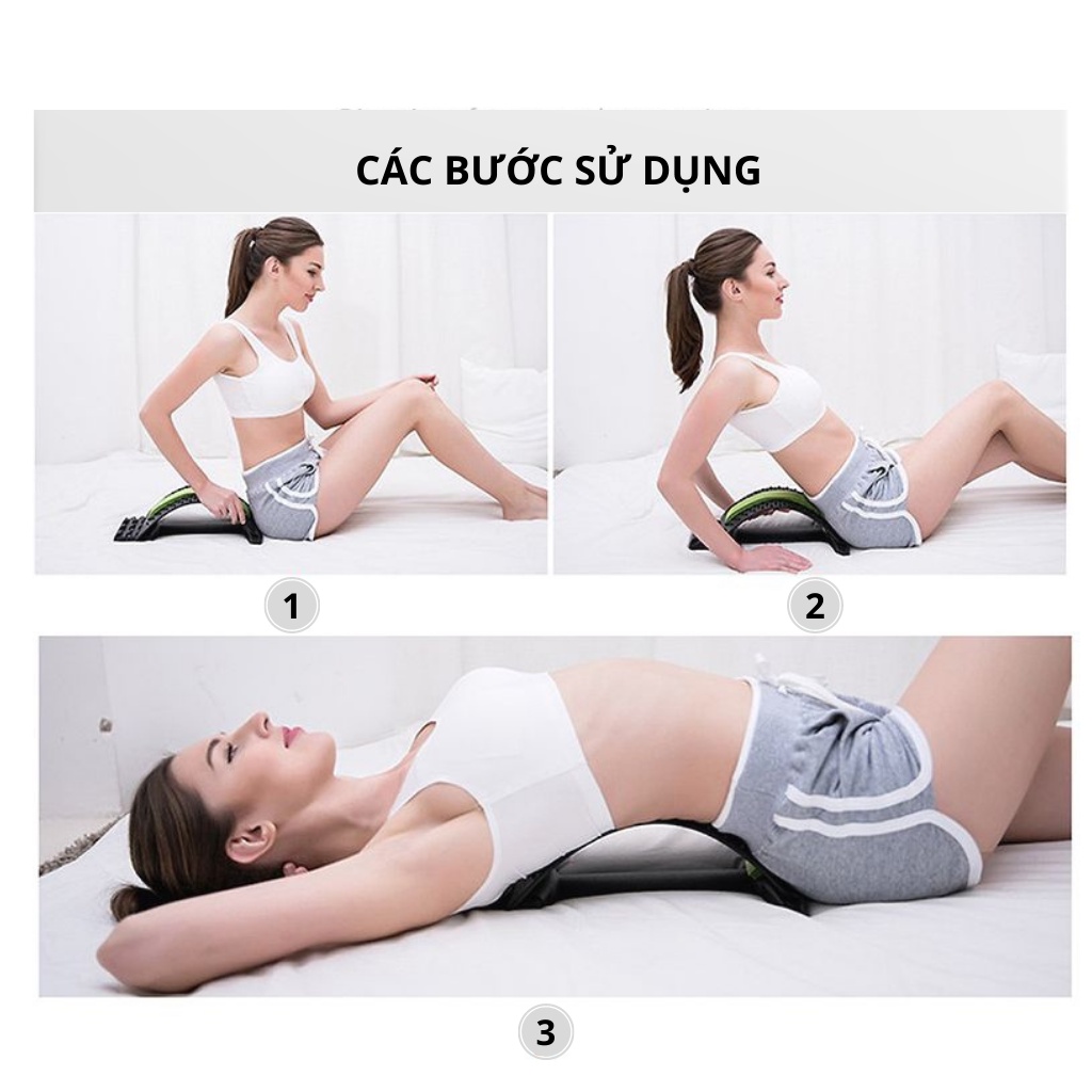 Dụng Cụ Massage Hỗ Trợ Tập Lưng, Cổ, Vai, Gáy - Khung Nắn Chỉnh Cột Sống Và Điều Trị Thoát Vị Đĩa Đệm