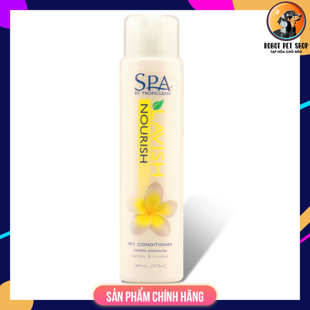 Dầu xả phục hồi bộ lông xơ cho thú cưng - Tropiclean conditioner