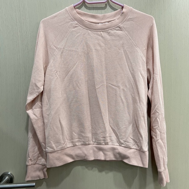 [Thanh lý] Áo thun dài tay H&M hồng nhạt - size S 80%