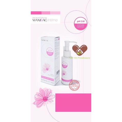 DUNG DỊCH VỆ SINH PHỤ NỮ , XỊT PHỤ KHOA- MAXIBAC INTIMA  làm sạch ngừa viêm nhiễm nấm ngứa,lộ tuyến, khử mùi