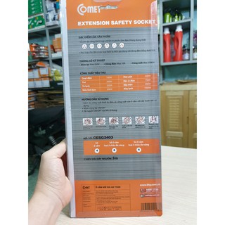 Ổ cắm điện nối dài Comet CESG2403