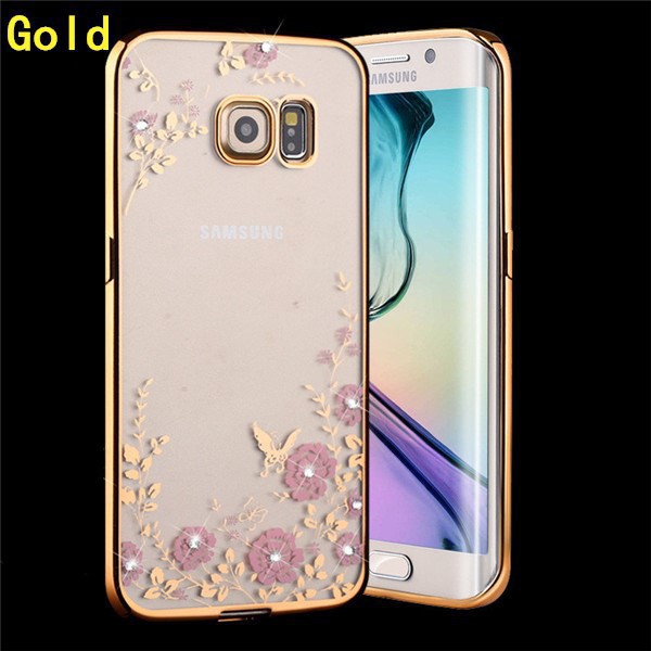 Sale 70% Samsung Galaxy Ốp điện thoại trong suốt in hoa đính đá duyên dáng/MM, J7 Pro 2017,Rose GIÁ GỐC 107,000Đ - 39A40