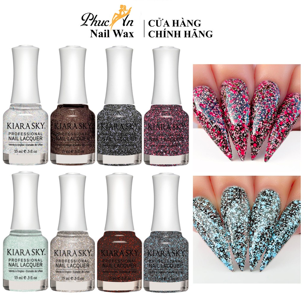 Sơn Móng Tay KIARA SKY BST Màu Gillter Hàng Chính Hãng Mỹ , Kềm Bến Thành , Phúc An Nail Wax