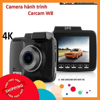 [Bản Mới Nhất] Camera Hành Trình W8 Carcam Wifi GPS Siêu nét 4K - Hàng chính hãng - Bảo hành 24 tháng