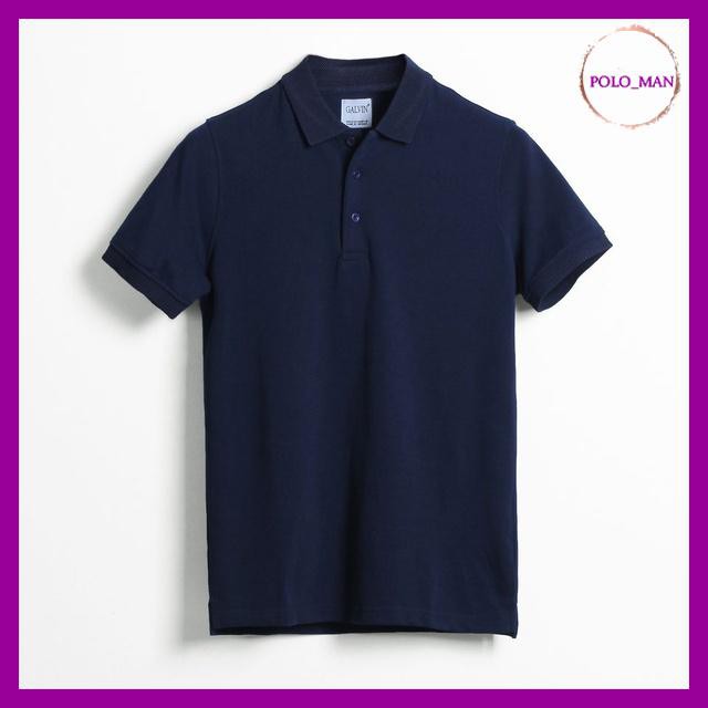 Áo polo nam Gal.vin cổ dệt bo len đơn giản lịch lãm | BigBuy360 - bigbuy360.vn