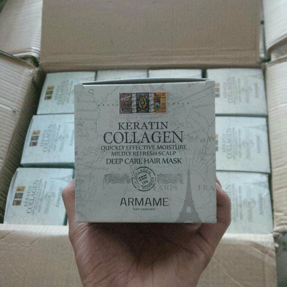 Ủ Tóc Armame Keratin Collagen Cao Cấp Italy 500ml