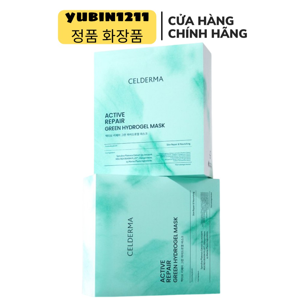 Mặt Nạ Thạch Tảo Xoắn CELDERMA Spirilina Active Repair