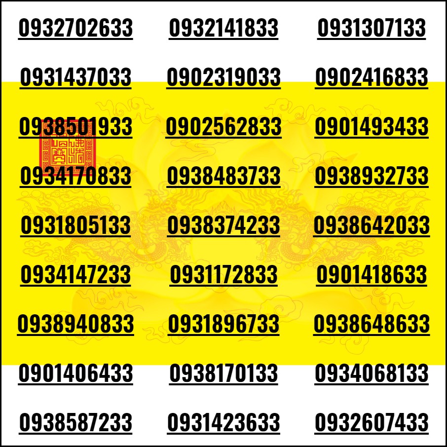 Sim ba khía số đẹp