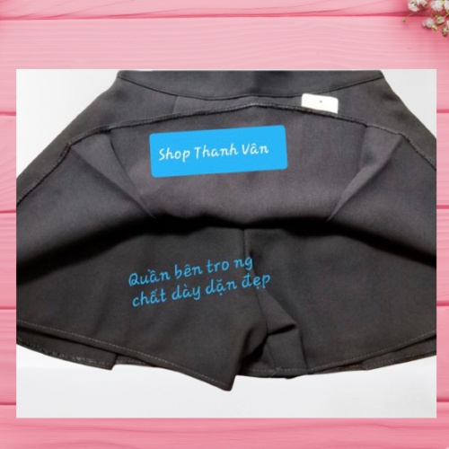 Chân váy ngắn, dáng xoè tầng xinh xắn TV417