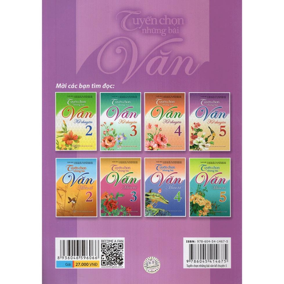 Sách: Tuyển Chọn Những Bài Văn Kể Chuyện Lớp 5 - Minh Long
