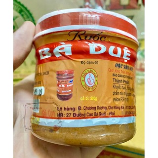 Mắm ruốc bà Duệ chính gốc