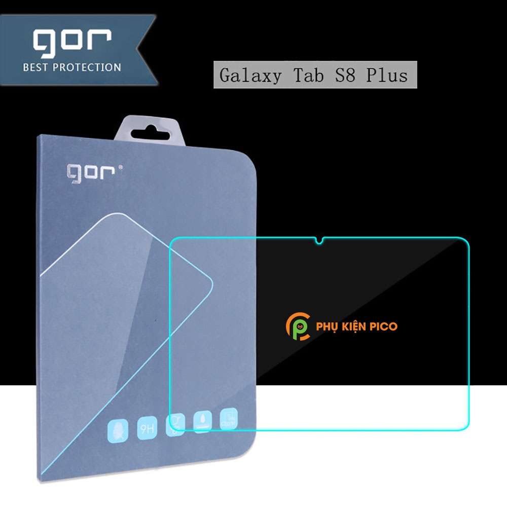 Kính cường lực Samsung Tab S8 Plus full màn hình chính hãng Gor - Dán màn hình Samsung Galaxy Tab S8 Plus