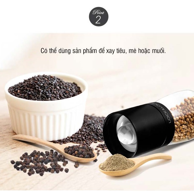 Hũ xay tiêu Lock&Lock CKO115