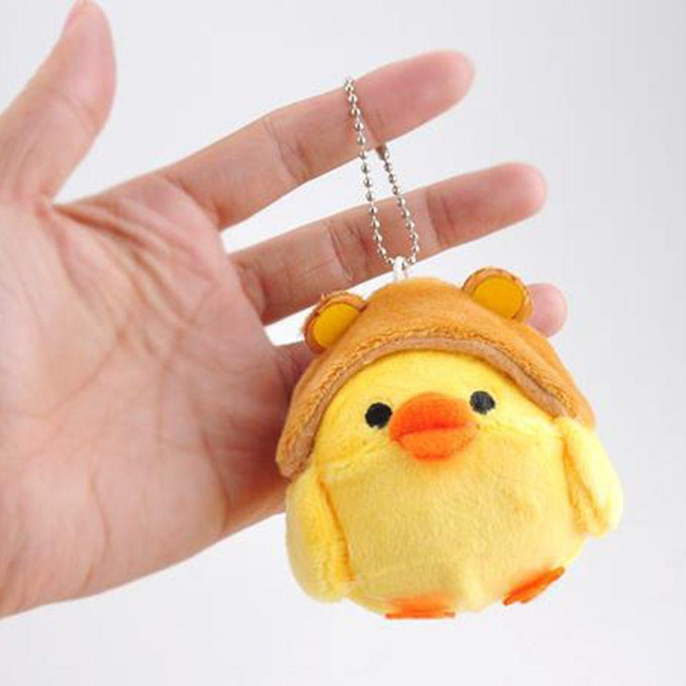 Móc Khóa Gà Nhồi Bông Mini 7cm Mềm Mại Đáng Yêu