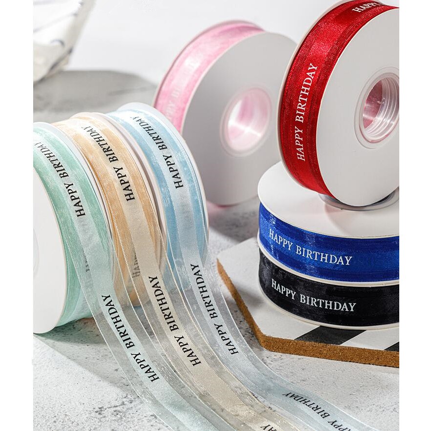 Cuộn Dây Ruy Băng 10M Dùng Gói Quà Sinh Nhật Độc Đáo
