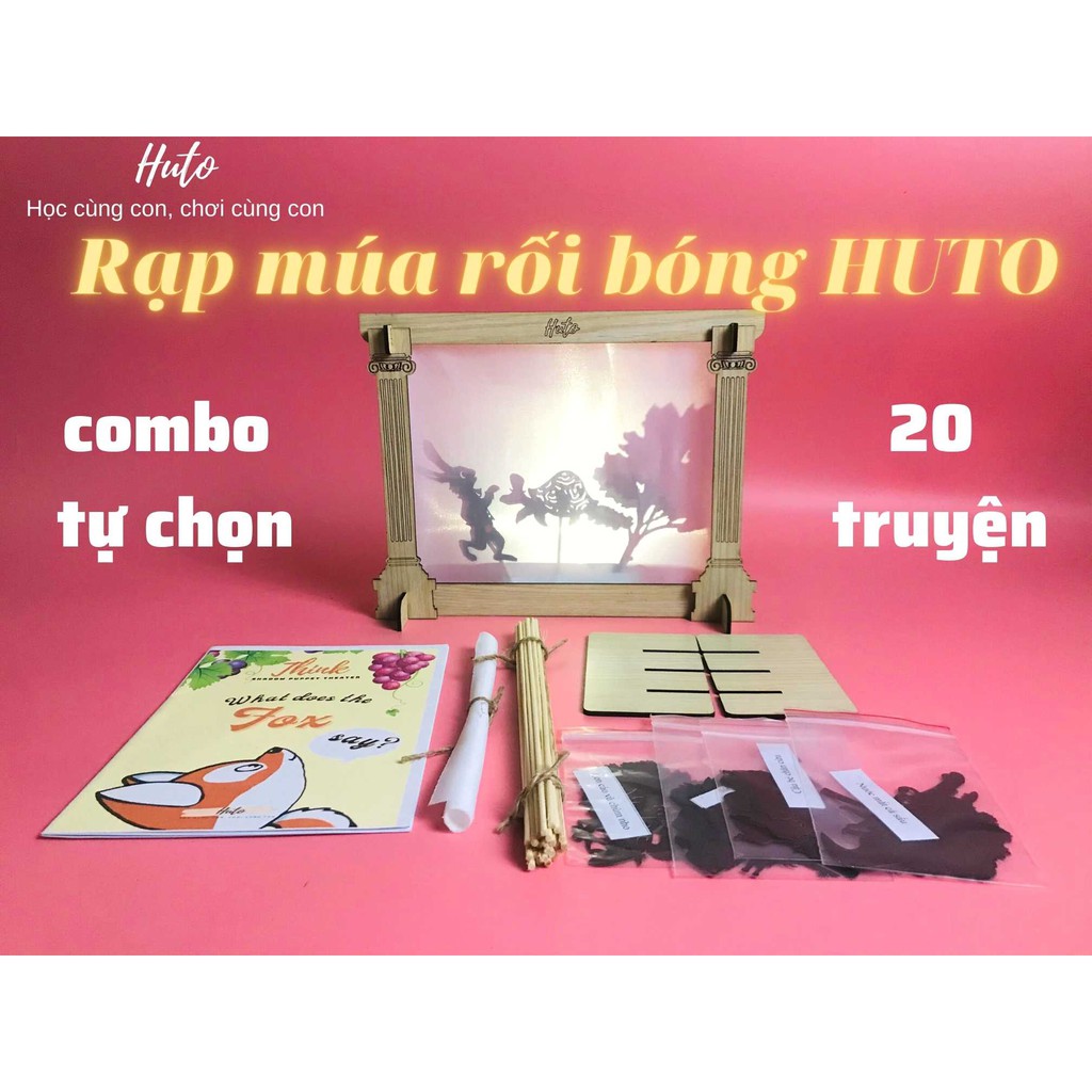 Rạp Múa Rối Bóng size bé - Combo tùy chọn - Rạp Chiếu Bóng Sáng Tạo