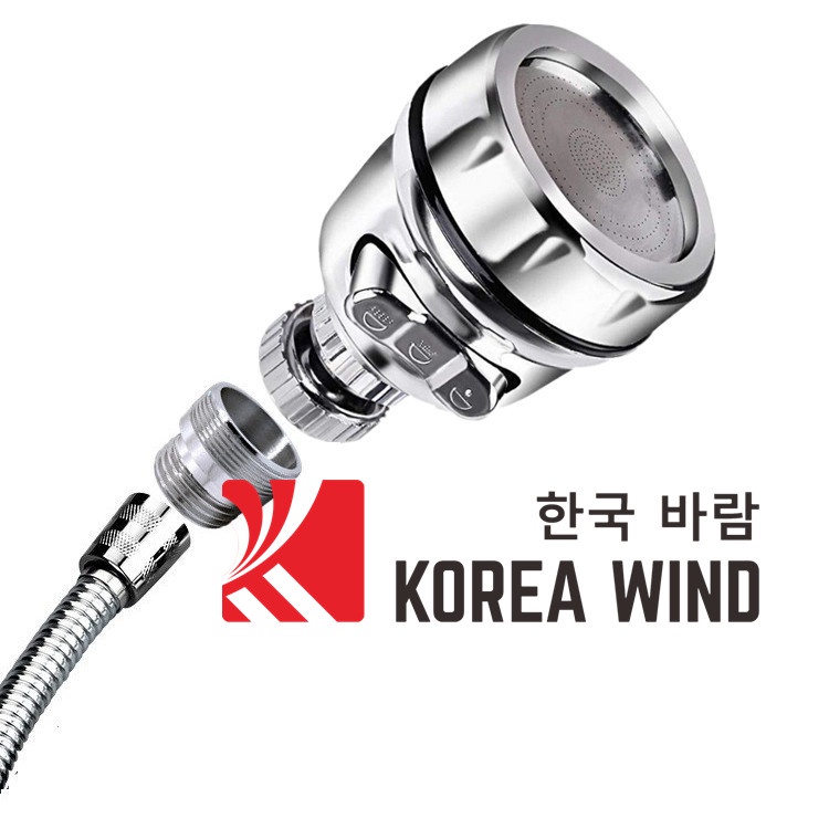 Bộ 3 sản phẩm vòi phun bàn gội đầu tiệm tăng áp, 3 chức năng tiết kiệm nước