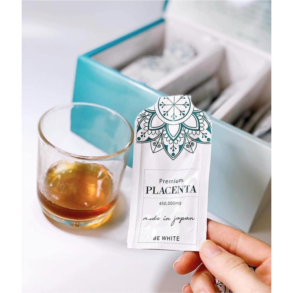 Nhau Thai Ngựa Đua Tổ Yến - Collagen Be White Premium Nhật Bản