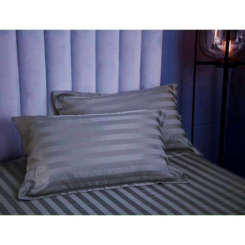 Bộ chăn ga gối kẻ sọc cotton 3F dùng cho khách sạn, resort - GIÁ TỐT - Chăn Chần Bông
