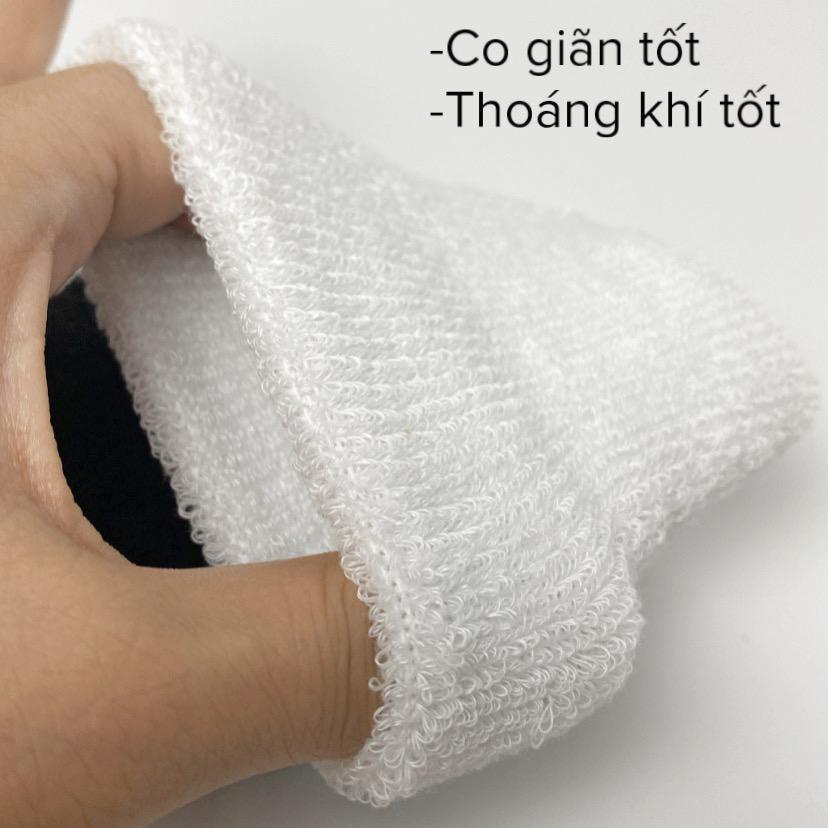 Băng quấn cổ tay thể thao nam nữ, băng cổ tay thấm mồ hôi khi tập Gym, Boxing, Yoga