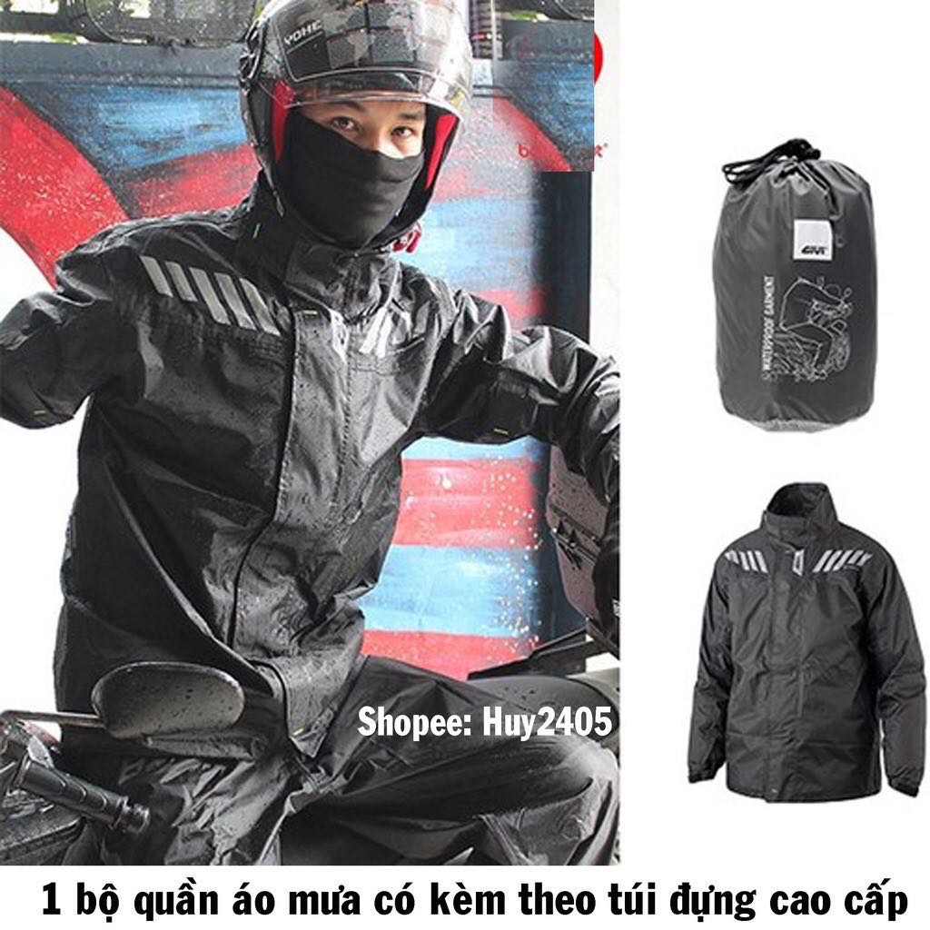 Áo mưa bộ GIVI RRS04 chống thấm chính hãng