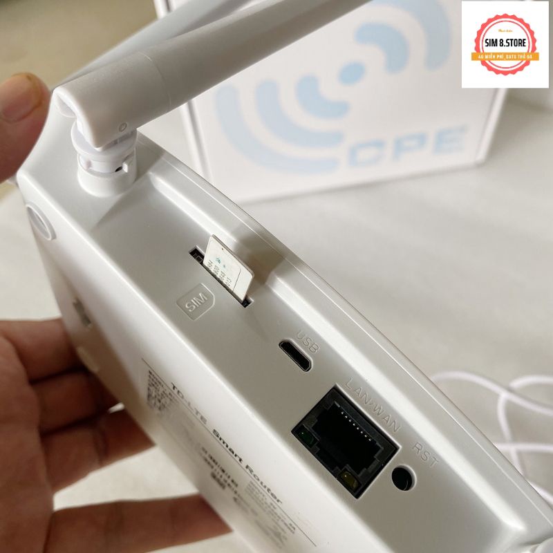 Bộ phát Wifi từ sim 4G - CPE N405 - 4 râu cực khỏe tốc độ 300Mps, 1 cổng Lan/Wan