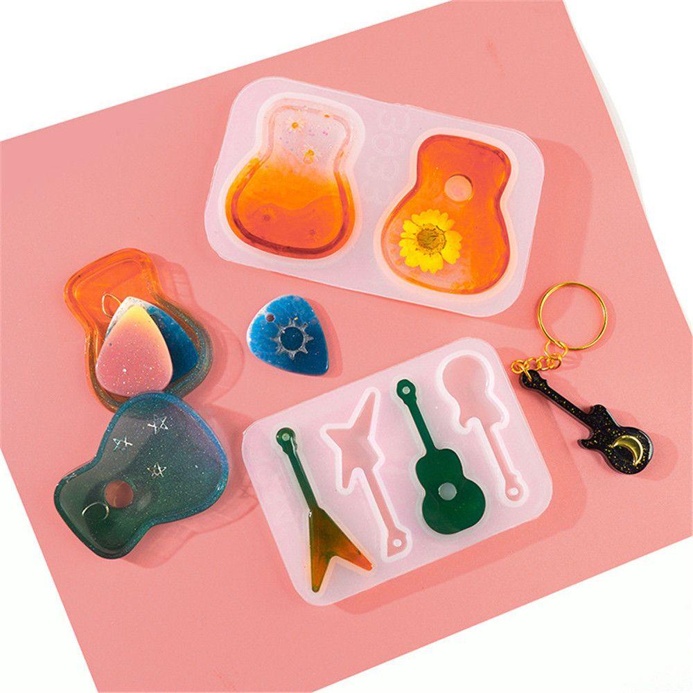 Khuôn Silicone Làm Miếng Gảy Đàn Guitar Bass DIY
