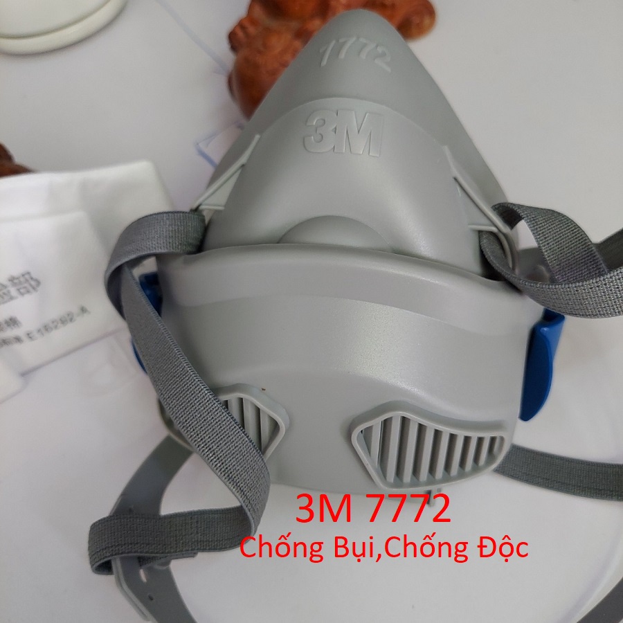 Mặt Nạ Phòng Độc 3M 7772,Mặt Nạ Chống Bụi Nhà Máy,Bụi Mịn