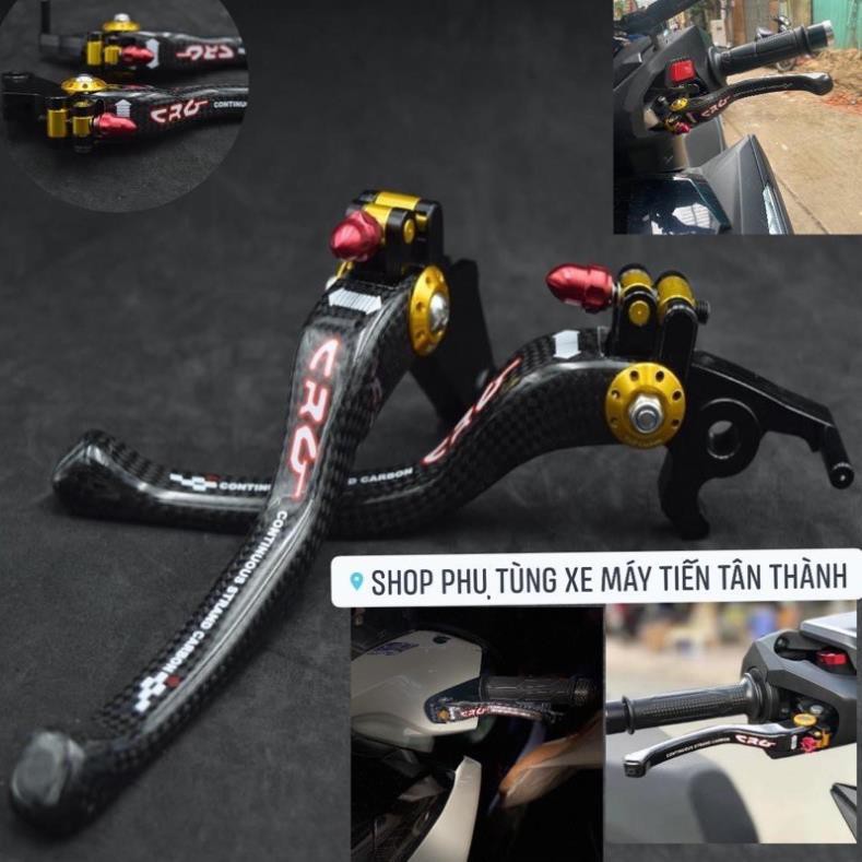 Cặp Tay thắng phanh cacbon CRG Shvn SH ý winner sonic vario exciter air blade vision