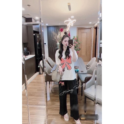 BỘ THUN NƠ MIX QUẦN SUÔNG